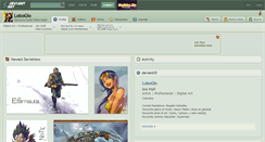 Desktop Screenshot of lobogio.deviantart.com