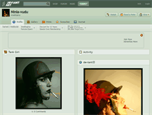 Tablet Screenshot of ninia-vudu.deviantart.com