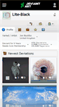 Mobile Screenshot of lite-black.deviantart.com