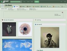 Tablet Screenshot of lite-black.deviantart.com