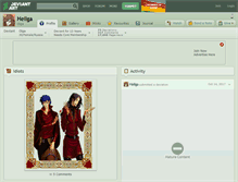 Tablet Screenshot of hellga.deviantart.com