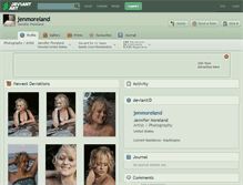 Tablet Screenshot of jenmoreland.deviantart.com