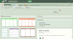 Desktop Screenshot of just-memes.deviantart.com