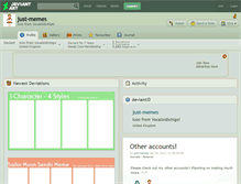 Tablet Screenshot of just-memes.deviantart.com