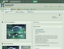 Tablet Screenshot of greyfaerie99.deviantart.com