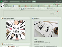 Tablet Screenshot of lunai.deviantart.com