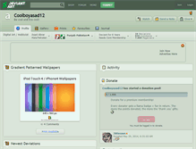 Tablet Screenshot of coolboyasad12.deviantart.com
