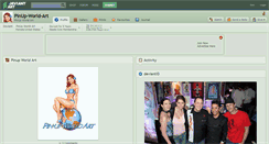 Desktop Screenshot of pinup-world-art.deviantart.com
