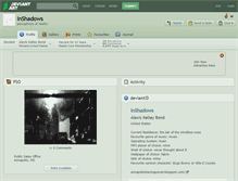 Tablet Screenshot of inshadows.deviantart.com