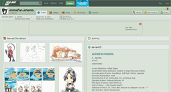Desktop Screenshot of animefan-artemis.deviantart.com