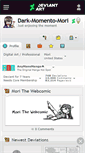 Mobile Screenshot of dark-momento-mori.deviantart.com