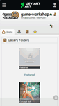 Mobile Screenshot of game-workshop.deviantart.com