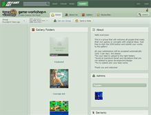 Tablet Screenshot of game-workshop.deviantart.com