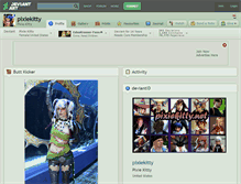 Tablet Screenshot of pixiekitty.deviantart.com