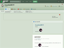 Tablet Screenshot of inuzukagirl19.deviantart.com