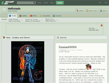 Tablet Screenshot of meifumado.deviantart.com