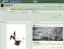 Tablet Screenshot of drageadroth.deviantart.com