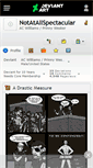 Mobile Screenshot of notatallspectacular.deviantart.com