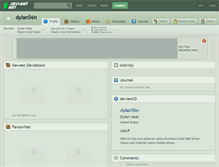 Tablet Screenshot of dylan56n.deviantart.com