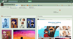 Desktop Screenshot of gothicroseartist16.deviantart.com