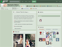 Tablet Screenshot of harmonic-shine.deviantart.com