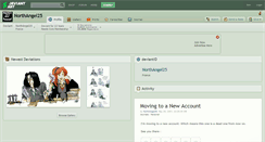 Desktop Screenshot of northangel25.deviantart.com