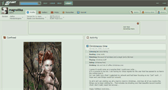 Desktop Screenshot of magnoliika.deviantart.com