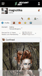 Mobile Screenshot of magnoliika.deviantart.com