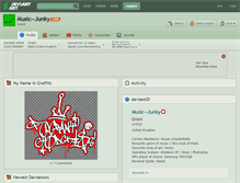 Tablet Screenshot of music--junky.deviantart.com