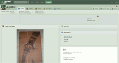 Desktop Screenshot of deceptive.deviantart.com