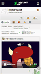 Mobile Screenshot of kishiforest.deviantart.com