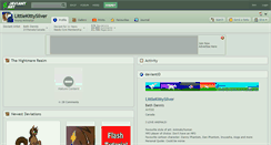 Desktop Screenshot of littlekittysilver.deviantart.com