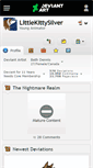 Mobile Screenshot of littlekittysilver.deviantart.com