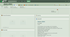 Desktop Screenshot of demon-jeebus.deviantart.com