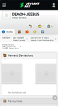 Mobile Screenshot of demon-jeebus.deviantart.com