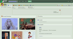 Desktop Screenshot of d3iv.deviantart.com
