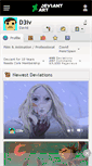 Mobile Screenshot of d3iv.deviantart.com