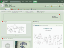 Tablet Screenshot of katay-chan.deviantart.com