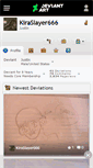 Mobile Screenshot of kiraslayer666.deviantart.com