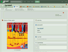Tablet Screenshot of daviddoff.deviantart.com