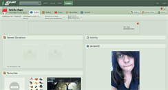 Desktop Screenshot of hnnh-chan.deviantart.com