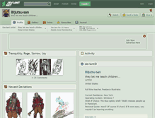 Tablet Screenshot of bijutsu-san.deviantart.com