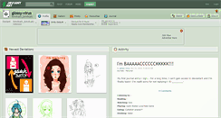 Desktop Screenshot of glossy-virus.deviantart.com