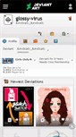 Mobile Screenshot of glossy-virus.deviantart.com
