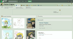 Desktop Screenshot of fletcher-tringham.deviantart.com