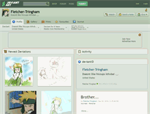 Tablet Screenshot of fletcher-tringham.deviantart.com