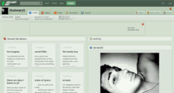 Desktop Screenshot of illusionaryg.deviantart.com