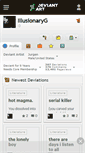 Mobile Screenshot of illusionaryg.deviantart.com