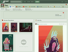 Tablet Screenshot of floq.deviantart.com