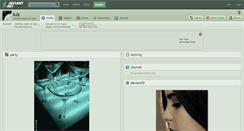 Desktop Screenshot of kjz.deviantart.com